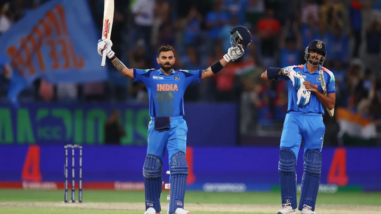 Virat Kohli guides India to beat Pakistan in CT 2025.webp